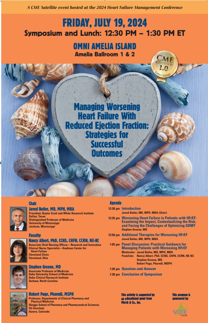 Managing Worsening Heart Failure with Reduced Ejection Fraction:  Strategies for Successful Outcomes